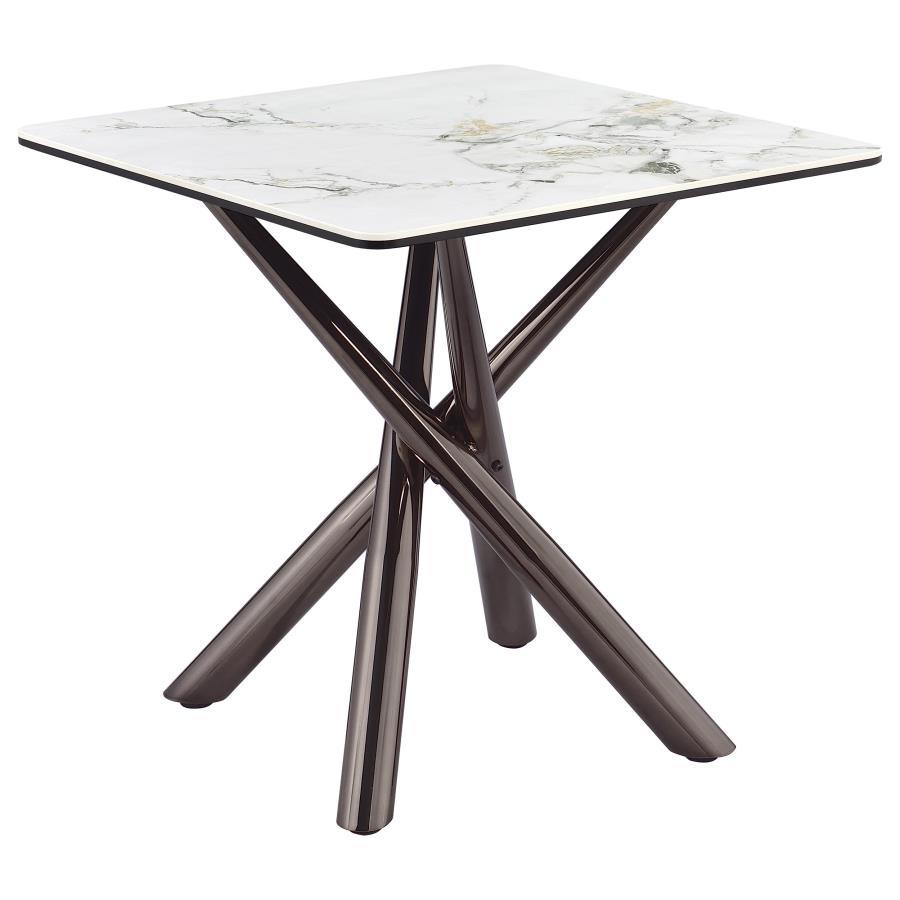Carvell - Square Sintered Stone Table End Tables by Coaster Fine Furniture - Walls Furniture & Mattress
