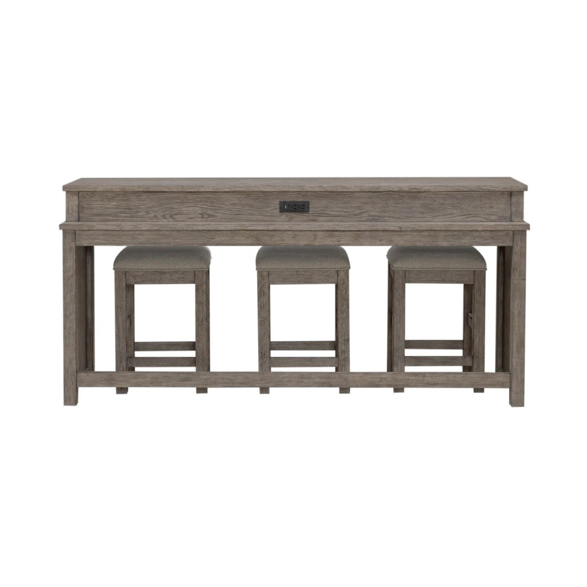 Skyview Lodge - 4 Piece Set - Cobblestone 4 Piece Living Room Sets by Liberty Furniture - Walls Furniture & Mattress