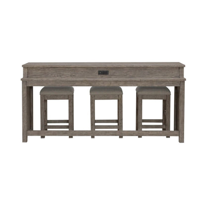 Skyview Lodge - 4 Piece Set - Cobblestone 4 Piece Living Room Sets by Liberty Furniture - Walls Furniture & Mattress