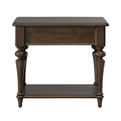 Arden Road - Drawer End Table - Satin Cherry End Tables by Liberty Furniture - Walls Furniture & Mattress