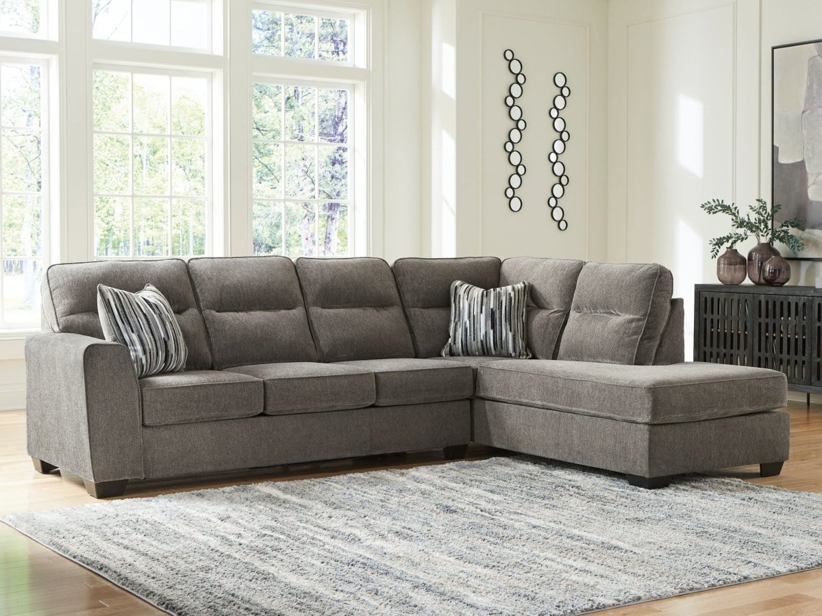 Olten - Sectional Stationary Sectionals by Benchcraft® - Walls Furniture & Mattress