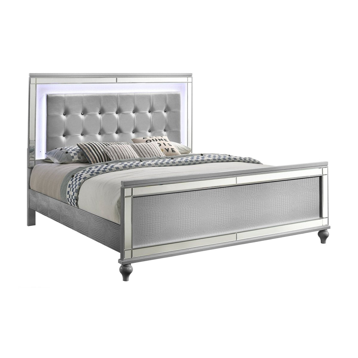 Valentino - Bed Upholstered Beds by New Classic - Walls Furniture & Mattress