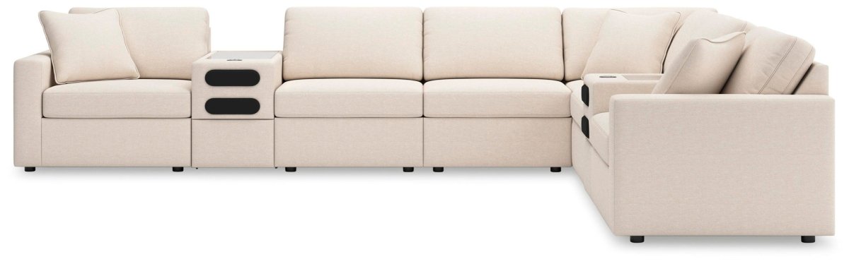Modmax - Sectional - Oyster Stationary Sectionals by Signature Design by Ashley® - Walls Furniture & Mattress