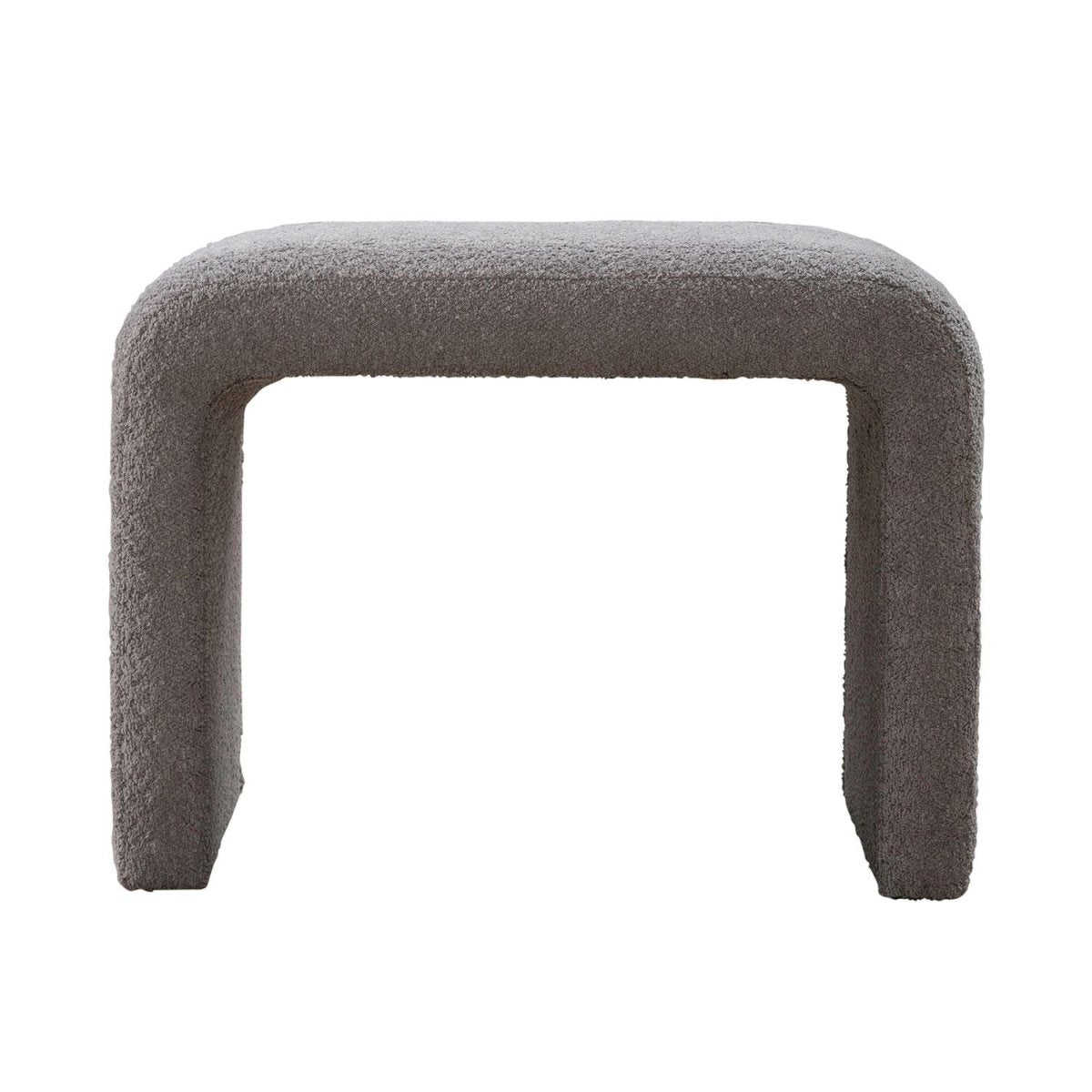Cascade Falls - Upholstered Accent Stool - Gray