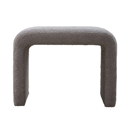 Cascade Falls - Upholstered Accent Stool - Gray