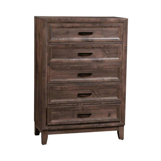 Ridgecrest - 5 Drawer Chest - Light Brown Accent Chests by Liberty Furniture - Walls Furniture & Mattress