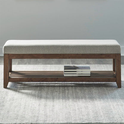 Shaker Lakes - Bed Bench - Harvest Brown Bed Benches by Liberty Furniture - Walls Furniture & Mattress