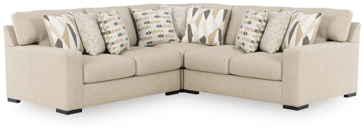 Laurelgrove - Sectional Stationary Sectionals by Benchcraft® - Walls Furniture & Mattress