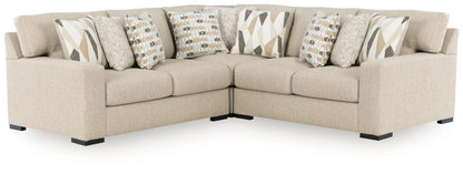 Laurelgrove - Sectional Stationary Sectionals by Benchcraft® - Walls Furniture & Mattress