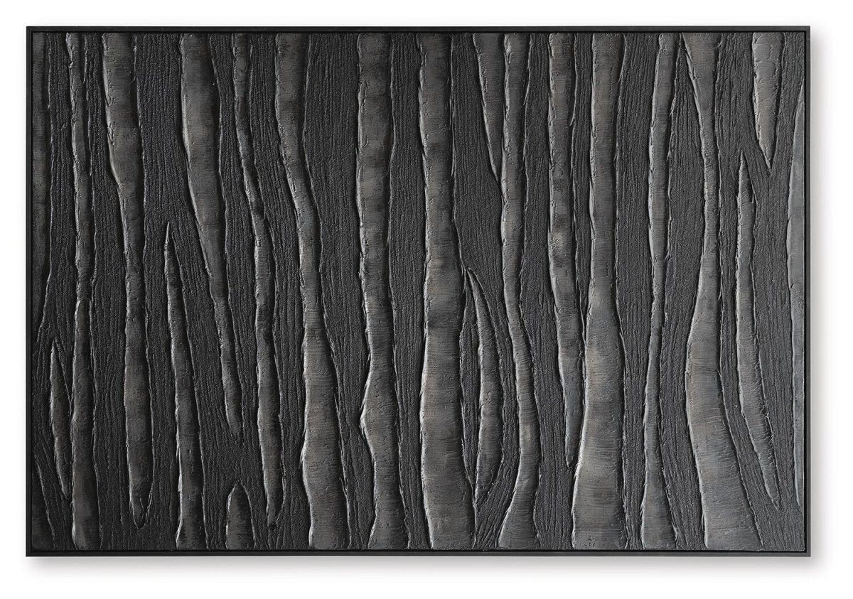Lynnworth - Wall Art - Black / Brown Canvas Art by Signature Design by Ashley® - Walls Furniture & Mattress