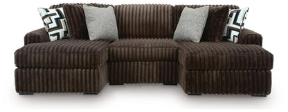 Midnight - Madness - Sectional Stationary Sectionals by Signature Design by Ashley® - Walls Furniture & Mattress