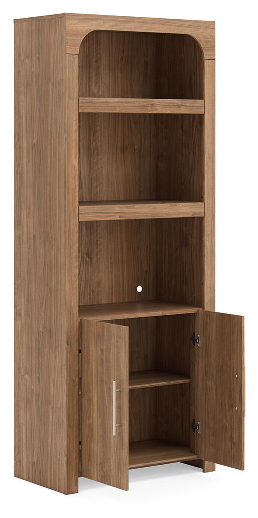 Dovander - Display Cabinet - Brown Display Cabinets by Signature Design by Ashley® - Walls Furniture & Mattress