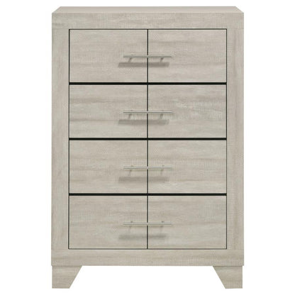 Trenton - 4 - Drawer Bedroom Chest Of Drawers - Rustic Cream Accent Chests by Coaster Fine Furniture - Walls Furniture & Mattress