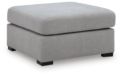 Lakepoint - Oversized Accent Ottoman - Nickel Accent Ottomans by Benchcraft® - Walls Furniture & Mattress