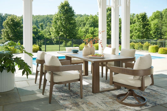 Serene Bay - Outdoor Dining Set 7 Piece Outdoor Sets by Signature Design by Ashley® - Walls Furniture & Mattress