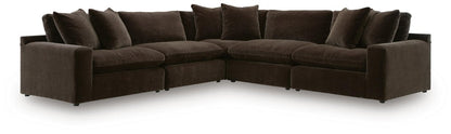 Maxton Heights - Sectional Stationary Sectionals by Benchcraft® - Walls Furniture & Mattress