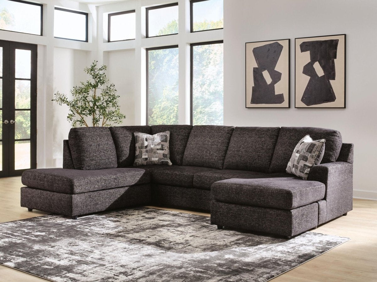 Lentiz - Sectional Stationary Sectionals by Signature Design by Ashley® - Walls Furniture & Mattress