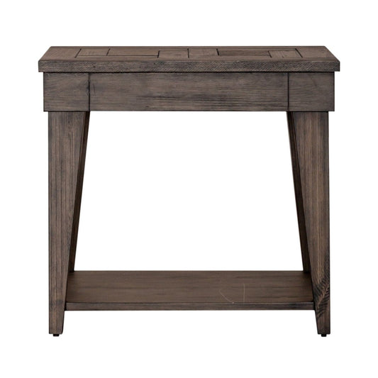 Arrowcreek - Chair Side Table - Dark Brown Chair Side Tables by Liberty Furniture - Walls Furniture & Mattress