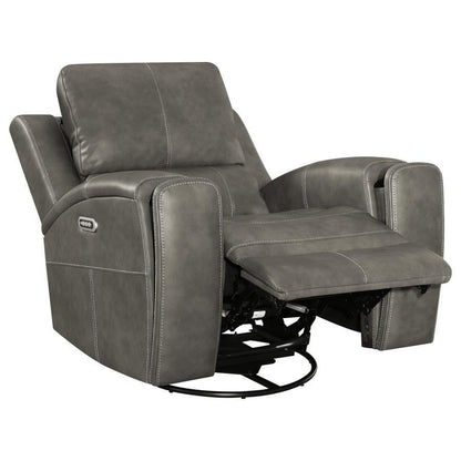 Brickston - Triple Power Swivel Glider Recliner Swivel Glider Chairs by Coaster Fine Furniture - Walls Furniture & Mattress
