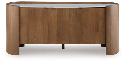 Fitzroy - Brown / White - Accent Cabinet Accent Cabinets by Signature Design by Ashley® - Walls Furniture & Mattress