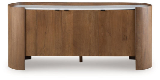 Fitzroy - Brown / White - Accent Cabinet Accent Cabinets by Signature Design by Ashley® - Walls Furniture & Mattress
