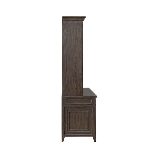 Paradise Valley - Credenza & Hutch - Saddle Brown Credenzas & Hutches by Liberty Furniture - Walls Furniture & Mattress