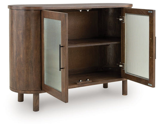 Mayridge - Medium Brown - Accent Cabinet Accent Cabinets by Signature Design by Ashley® - Walls Furniture & Mattress