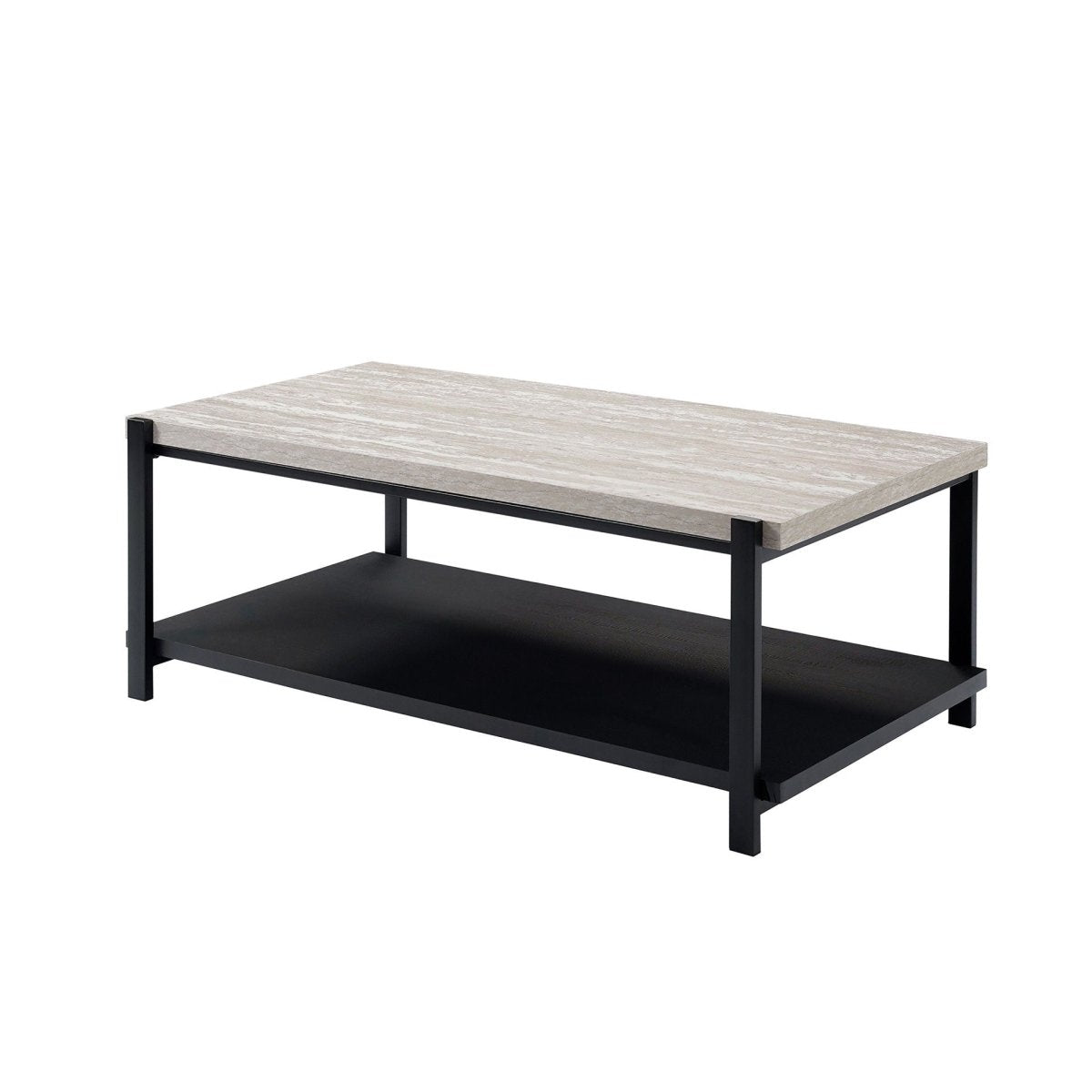 Linea - 3 Piece Occasional Set (1 Coffee & 2 End Tables) - Light Gray Table Sets by New Classic - Walls Furniture & Mattress