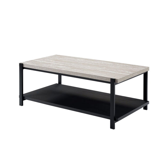 Linea - 3 Piece Occasional Set (1 Coffee & 2 End Tables) - Light Gray Table Sets by New Classic - Walls Furniture & Mattress
