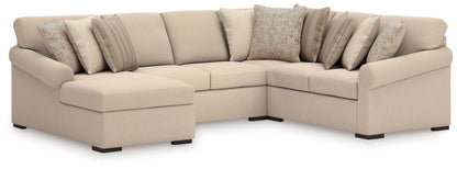 LadyMae - Sectional Stationary Sectionals by Benchcraft® - Walls Furniture & Mattress