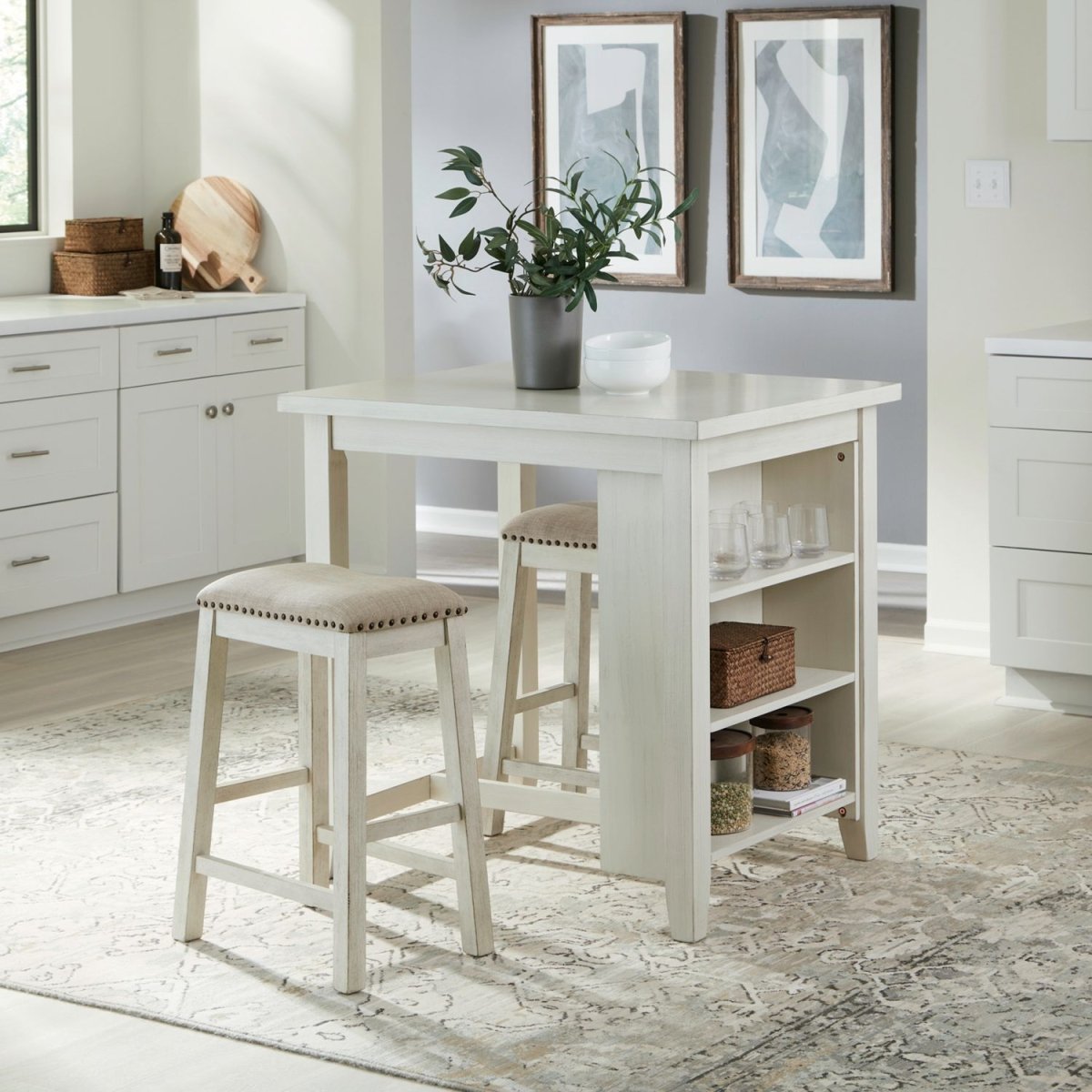 Brook Creek - Counter Set 3 Piece Dining Room Sets by Liberty Furniture - Walls Furniture & Mattress