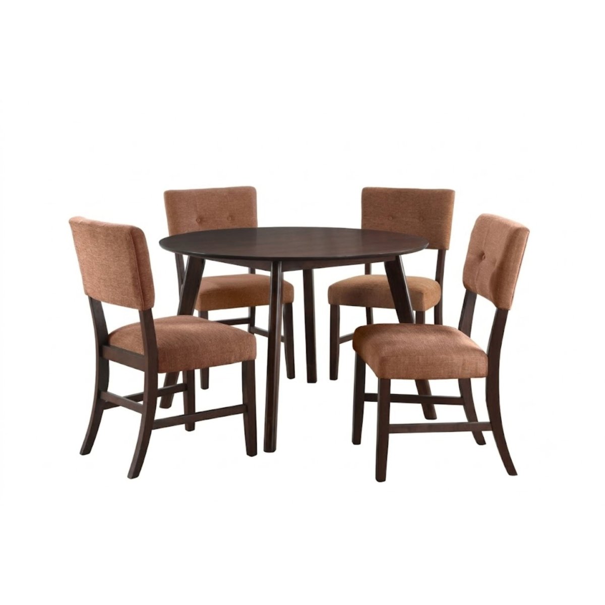 Tioga - 47" Round Dining Table Set 5 Piece Dining Room Sets by New Classic - Walls Furniture & Mattress