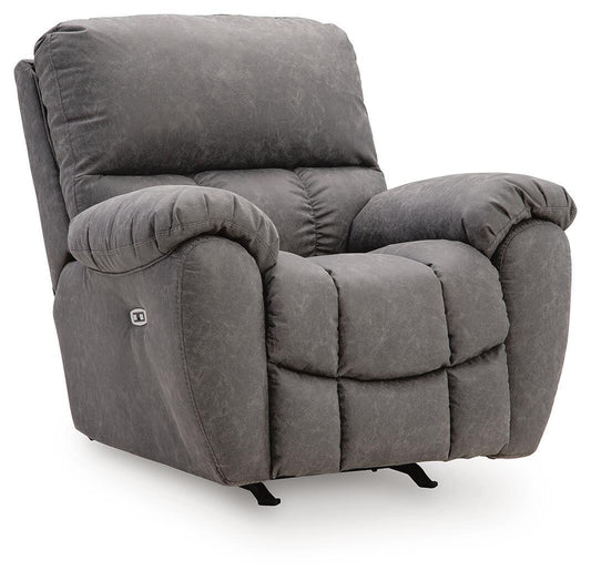 Bakerstein - Power Rocker Recliner With Adjustable Headrest - Galaxy Rocker Chairs by Signature Design by Ashley® - Walls Furniture & Mattress