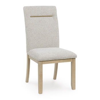 Lasinger - Dining Upholstered Side Chair (Set of 2) - Light Brown Chair Sets by Signature Design by Ashley® - Walls Furniture & Mattress