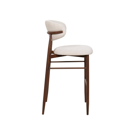 Royce - Bar Chair With Metal Frame (Set of 2) Chair Sets by New Classic - Walls Furniture & Mattress