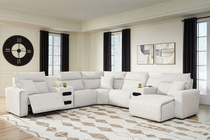 Modmax II - Reclining Sectional - Stone Reclining Sectionals by Signature Design by Ashley® - Walls Furniture & Mattress