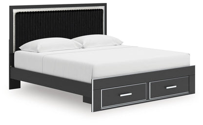 Zuraleus - Upholstered Panel Platform Storage Bed Storage Beds by Signature Design by Ashley® - Walls Furniture & Mattress