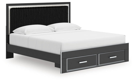 Zuraleus - Upholstered Panel Platform Storage Bed Storage Beds by Signature Design by Ashley® - Walls Furniture & Mattress