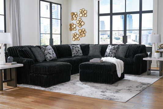 Midnight - Madness - Sectional Set 4 Piece Living Room Sets by Signature Design by Ashley® - Walls Furniture & Mattress