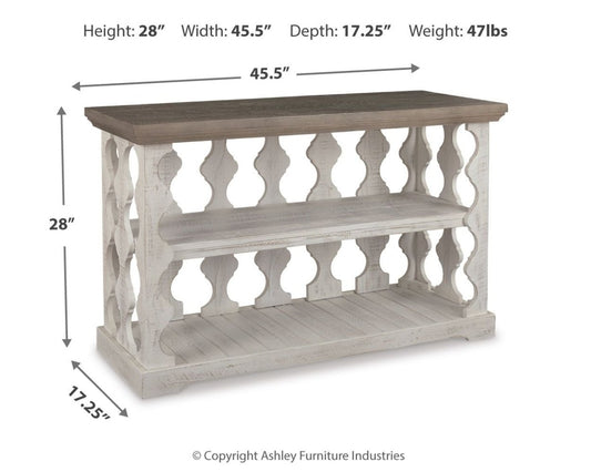 Havalance - Console Sofa Table - Gray / White Sofa Tables by Signature Design by Ashley® - Walls Furniture & Mattress