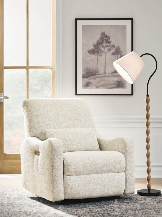 Cleo Pier - Power AutoGlide Recliner - Chai Glider Chairs by Signature Design by Ashley® - Walls Furniture & Mattress