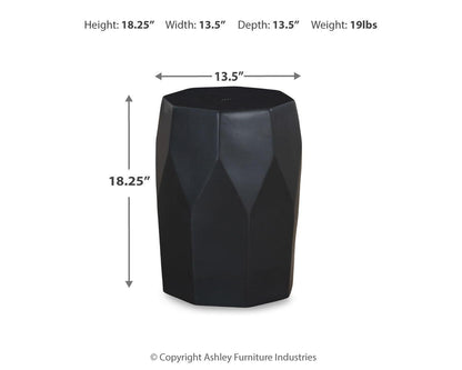 Rhysworth - Stool - Black Accent Stools by Signature Design by Ashley® - Walls Furniture & Mattress
