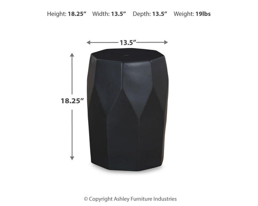 Rhysworth - Stool - Black Accent Stools by Signature Design by Ashley® - Walls Furniture & Mattress