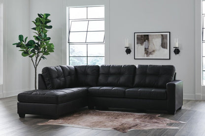 Barlin Mills - Sectional Stationary Sectionals by Benchcraft® - Walls Furniture & Mattress