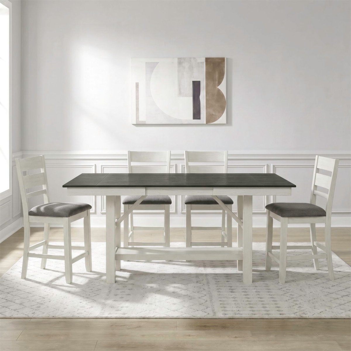 Brook Bay - Optional Gathering Table Set 5 Piece Dining Room Sets by Liberty Furniture - Walls Furniture & Mattress