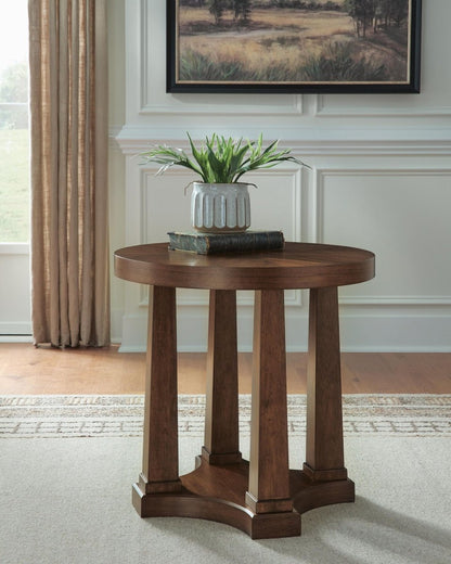 Rustic Plains - Round Table End Tables by Signature Design by Ashley® - Walls Furniture & Mattress