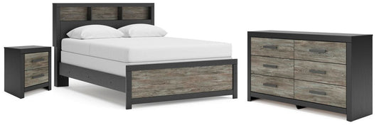 Broachmyn - Bookcase Bedroom Set 3 Piece Bedroom Sets by Signature Design by Ashley® - Walls Furniture & Mattress