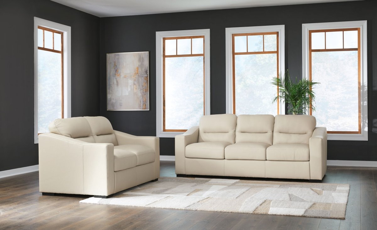 Treasure Trove - 2 Pc. - Sofa, Loveseat - Almond Stationary Sofas & Loveseats by Signature Design by Ashley® - Walls Furniture & Mattress