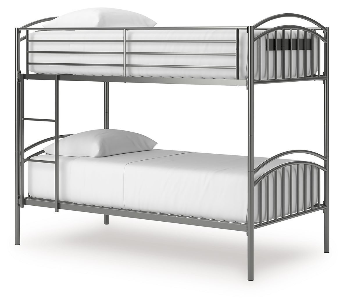 Lanceburg - Twin/Twin Bunk Bed With Ladder - Gray Bunk Beds by Signature Design by Ashley® - Walls Furniture & Mattress