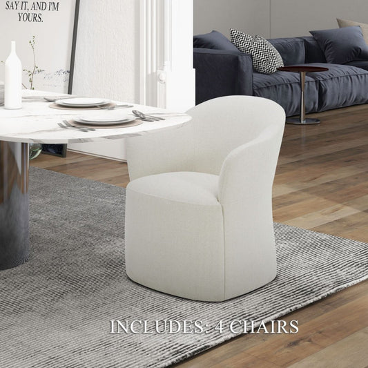 Accent Dining - Dining Chairs With Casters (Set of 4) Chair Sets by Liberty Furniture - Walls Furniture & Mattress